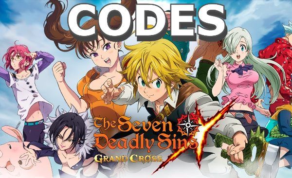 Code Seven Deadly Sins Grand Cross 7DS Secret Box Codes