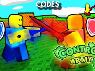 Control Army 2 Codes Roblox