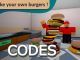 Cook Burgers Codes Roblox