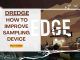dredge how to improve sampling device
