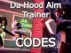 Da Hood Aim Trainer Codes Roblox