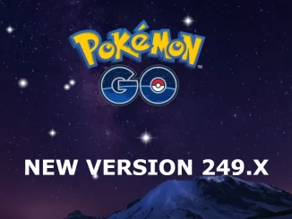 Datamine version 0.249.x Pokemon Go