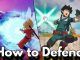 Defending against Kamehameha and Deku's Smash in Fortnite