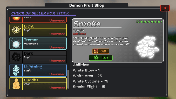 Demon Piece Fruits Tier List