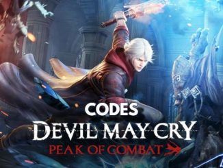 Devil May Cry Peak of Combat Codes