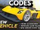 Driving Simulator Codes Roblox