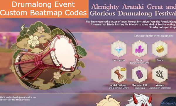 Drumalong Event Custom Beatmap Codes