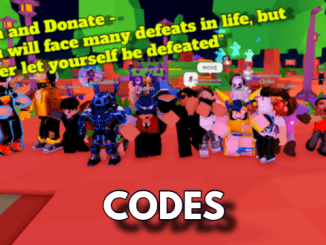 Earn and Donate Codes Roblox
