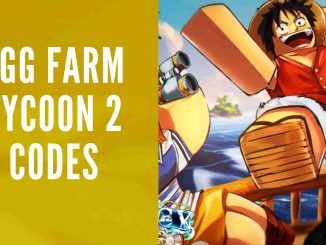 Egg Farm Tycoon 2 Codes