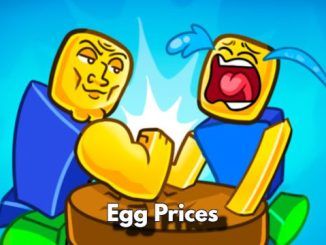 Egg Prices in Arm Wrestle Simulator Roblox