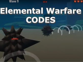 Elemental Warfare Codes Roblox