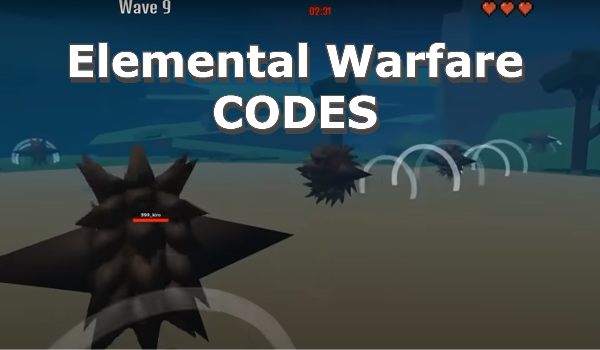 Elemental Warfare Codes Roblox