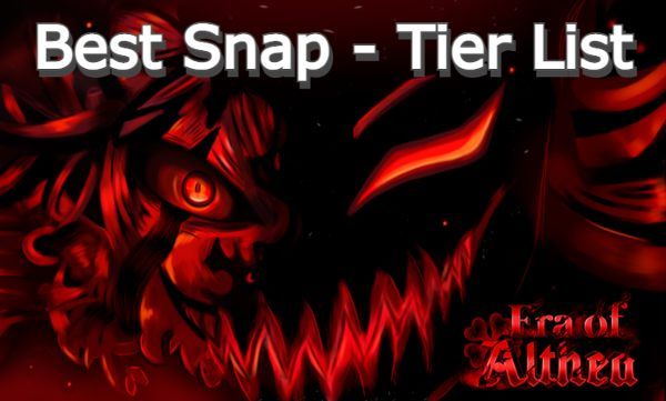 Era of Althea Best Snap & Tier List Roblox Easy Guide