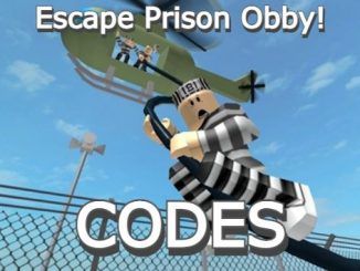 Escape Prison Obby Codes Roblox