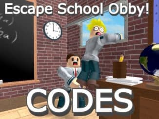 Escape School Obby Codes Roblox