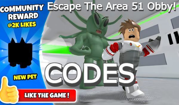 Escape The Area 51 Obby Codes Roblox
