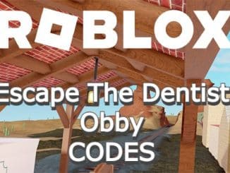 Escape The Dentist Obby Codes Roblox