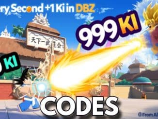 Every Second +1 Ki in DBZ Codes Roblox