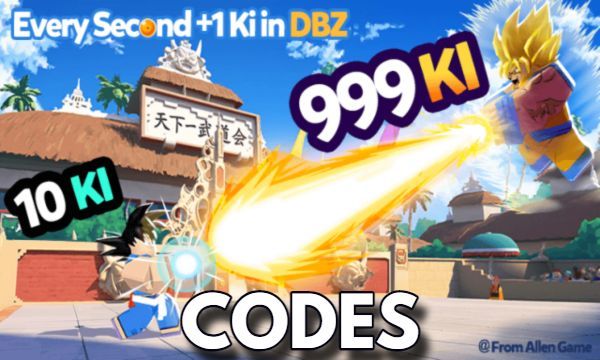 Every Second +1 Ki in DBZ Codes Roblox