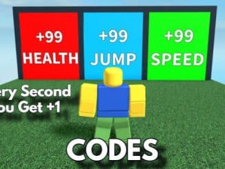 Every Second You Get +1 Codes Roblox
