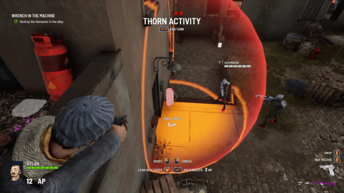 Female squad member throwing explosive during combat in Every Day We Fight