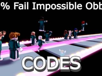 Fail Impossible Obby Codes Roblox