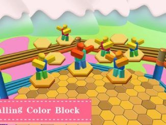 Falling Color Block Codes