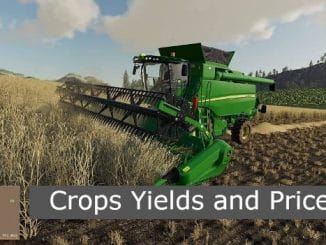 Farming Simulator 19 Crops Yields and Prices