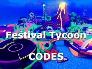 Festival Tycoon Codes Roblox