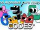 Find Alphabet Lore Morphs Codes Roblox