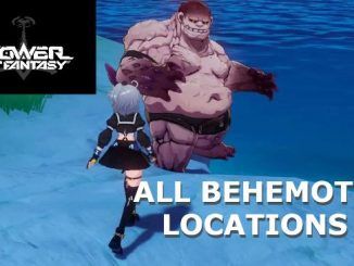Find Behemoth Locations Tower Of Fantasy