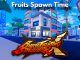 Fruits Spawn Time in Anime Fighting Simulator X