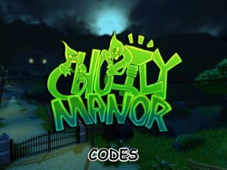 Ghostly Manor Codes Roblox