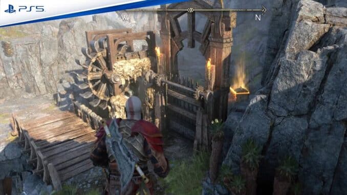 God of War Ragnarok how to hold cranked objects