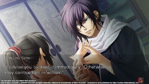 Hakuoki Edo Blossoms Hajime Saito Walkthrough