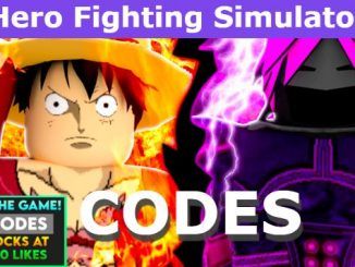 Hero Fighting Simulator Codes Roblox