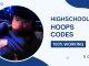 Highschool Hoops codes