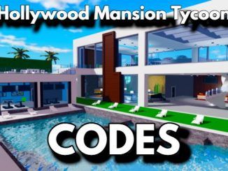 Hollywood Mansion Tycoon Codes Roblox