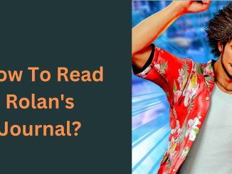 How To Read Rolan's Journal?
