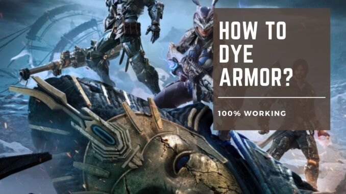 How to Dye Armor in The First Descendant
