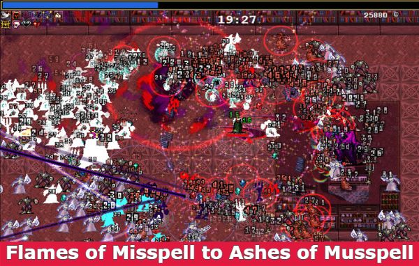 How to Evolve Flames of Misspell to Ashes of Musspell Vampire Survivors