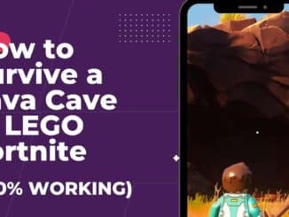 How to Survive a Lava Cave in LEGO Fortnite