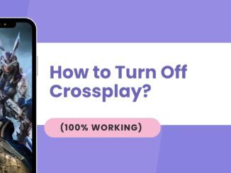 How to Turn Off Crossplay