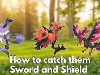How to catch the Shiny Galarian Articuno, Zapdos, and Moltres in Pokémon Sword and Shield
