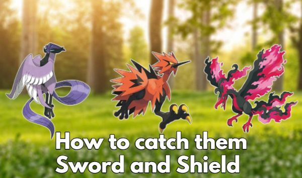 How to catch the Shiny Galarian Articuno, Zapdos, and Moltres in Pokémon Sword and Shield