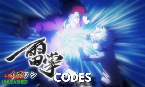 Hunter x Unleashed Codes Roblox