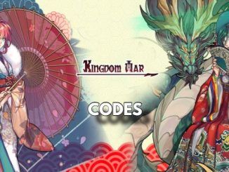 Kingdom War Codes