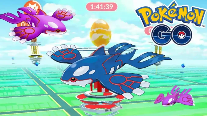 Kyogre Raid Pokemon Go