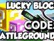 LUCKY BLOCKS Battlegrounds Codes Roblox