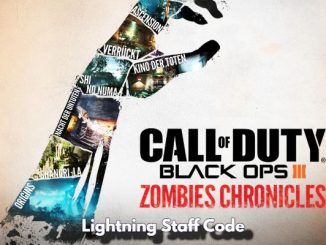 Lightning Staff Code In COD Black Ops 3 Zombies Chronicles